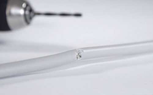 kabel beschädigt, was tun, reparieren ohne Unterputzdose