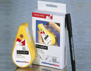 RiteOn-Starter-Pack-Beschriftungs klebeband klebestreifen, selbstlaminierende Etiketten, Kablebeschriftung einfach 